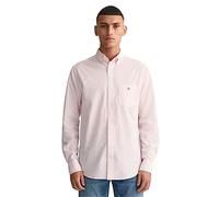 Gant Reg Stripe Long Sleeve Shirt Pink 3XL Men
