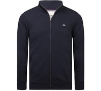 GANT Men's REG Shield Full Zip Sweat, Evening Blue, XS