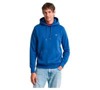 GANT Men's Reg Shield Hoodie Hooded Sweatshirt, Blue, XXL