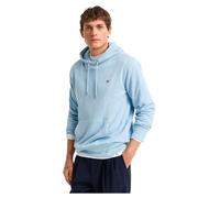 GANT Men's Reg Shield Hoodie Hooded Sweatshirt, Fresh Blue, S