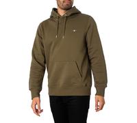 GANT Men's Reg Shield Hoodie, Juniper Green, M