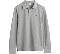 GANT Men's REG Shield LS Pique Rugger, White, 3XL