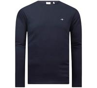 GANT Men's Reg Shield LS T-Shirt, Evening Blue, 5XL