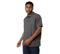 GANT Mens Anthracite Melange Shield Pique Polo Shirt