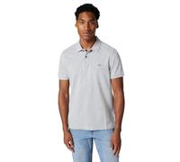 GANT Men's Reg Shield SS Pique Polo Shirt, Grey Melange, M