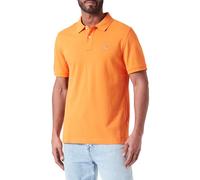 GANT Men's Reg Shield SS Pique Polo Shirt, Sweet Orange, S