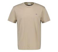 GANT Men's Reg Shield Ss T-Shirt, Dry Sand, XL