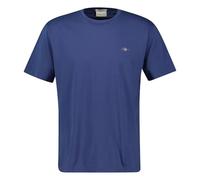 GANT Men's Reg Shield Ss T-Shirt, Dusty Navy, M