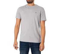 Gant Mens Regular Fit Short Sleeve Shield Logo T-Shirt - Grey - Size 4XL