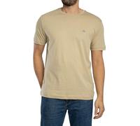 GANT Men's Reg Shield Ss T-Shirt, Oat Beige, S
