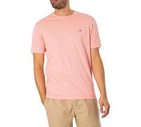 GANT Men's REG Shield SS T-Shirt REG Shield SS T-Shirt, BUBBELGUM Pink,