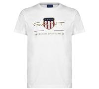 GANT Mens Shield Short Sleeve T-Shirt - White 110-4XL