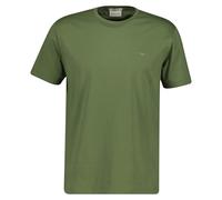 Gant Mens Reg Shield T-Shirt - Green Cotton - Size 2XL