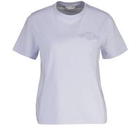 GANT Men's Reg Tonal Shield Ss T-Shirt, Light Blue, M