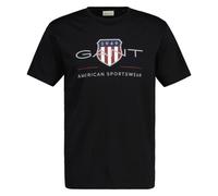 GANT Men's - Regular Archive Shield,Crew Neck, short Sleeve, Cotton, P