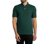 GANT Men's Regular Contrast Pique Polo Shirt, Tartan Green, XXL
