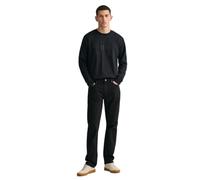 GANT Men's Regular Desert Jeans, Black, 32 W/32 L