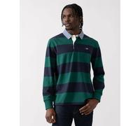 GANT Mens Regular Fit Chambray Stripe Heavy Rugger - 373 Deep Forest Green