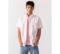 GANT Mens Regular Fit Classic Oxford Stripe Short Sleeve Shirt