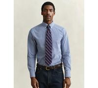 GANT Mens Regular Fit Classic Poplin Gingham Shirt - 436 College Blue