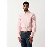 GANT Mens Regular Fit Classic Poplin Gingham Shirt - 666 Washed Pink