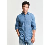 Gant Reg Indigo Bd Long Sleeve Shirt Blue L Men