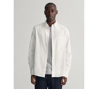 Gant Mens Regular Fit Long Sleeve Archive Oxford Shirt - Beige Cotton - Size Large