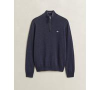 Gant Mens Regular Fit Long Sleeve Logo Detail Jumper - Dark Grey Wool - Size 3XL