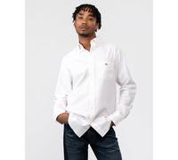 Gant Mens Regular Fit Long Sleeve Oxford Banker Stripe Shirt - Pink Cotton - Size X-Large