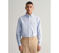 GANT Mens Regular Fit Long Sleeve Oxford Shirt - 455 Light Blue - 455 Light Blue - L