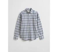 GANT Mens Regular Fit Oxford Check Shirt - 430 Faded Denim - 430 Faded Denim - L