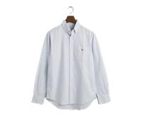 Gant Mens Regular Fit Pinpoint Oxford Shirt in Light Blue Cotton - Size 3XL