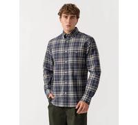 GANT Mens Regular Fit Poplin Check Shirt - 251 Mist Taupe