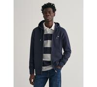 GANT Men's REG Shield Full Zip Hoodie, Evening Blue, 4XL