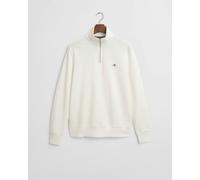 GANT Mens Regular Fit Shield Logo Half Zip Sweatshirt - 113 Eggshell - 113 Eggshell - L