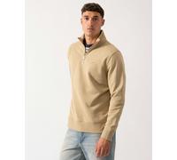 GANT Mens Regular Fit Shield Logo Half Zip Sweatshirt - 224 Woody Beige - 224 Woody Beige - XL