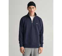 GANT Mens Half Zip Sweatshirt - Evening 433 - L