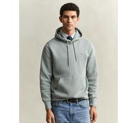 GANT Mens Regular Fit Shield Logo Pullover Hoodie - 10 Ceramic Grey - 10 Ceramic Grey - M