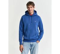 GANT Mens Regular Fit Shield Logo Pullover Hoodie - 407 Rich Blue