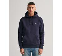 GANT Men's REG Shield Hoodie Evening Blue Standard, Evening Blue, S