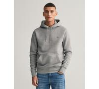Gant Mens Regular Fit Shield Logo Pullover Hoodie - Melange - Size 5XL
