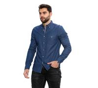 (2XL) Gant Mens Regular Fit Indigo Shirt S-XXL