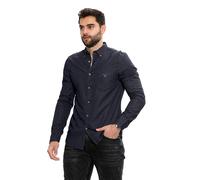 Gant Mens Regular Fit Shirt - Black Cotton - Size 2XL