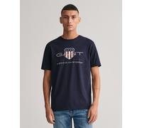 Gant Archive Shield Regular Fit Short Sleeve T-shirt Blue L Men