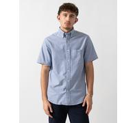 GANT Mens Regular Fit Short Sleeve Oxford Shirt - 436 College Blue - 436 College Blue - M