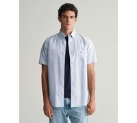 GANT Mens Regular Fit Short Sleeve Oxford Shirt - 455 Light Blue - 455 Light Blue - 5XL