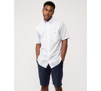 Gant for man. 3000121 Regular fit short sleeve shirt in light blue gingham poplin (XL), Cotton