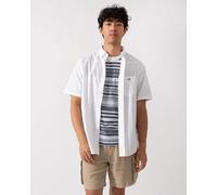 GANT Mens Regular Fit Short Sleeve Poplin Shirt - 110 White