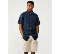 Gant Reg Poplin Short Sleeve Shirt Marine Size: SIZE 3XL