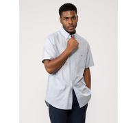 Gant Mens Regular Fit Short Sleeve Poplin Shirt - Blue Cotton - Size Medium